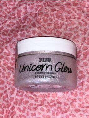NEW✨ Victoria’s Secret PINK Unicorn Glow Shimmering Body Scrub 10oz